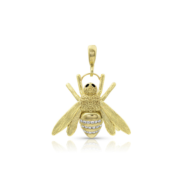 in yellow gold, with black and white diamonds <span class='visuallyhidden'>Call or text 323-404-2959 if you need shopping assistance.</span>
